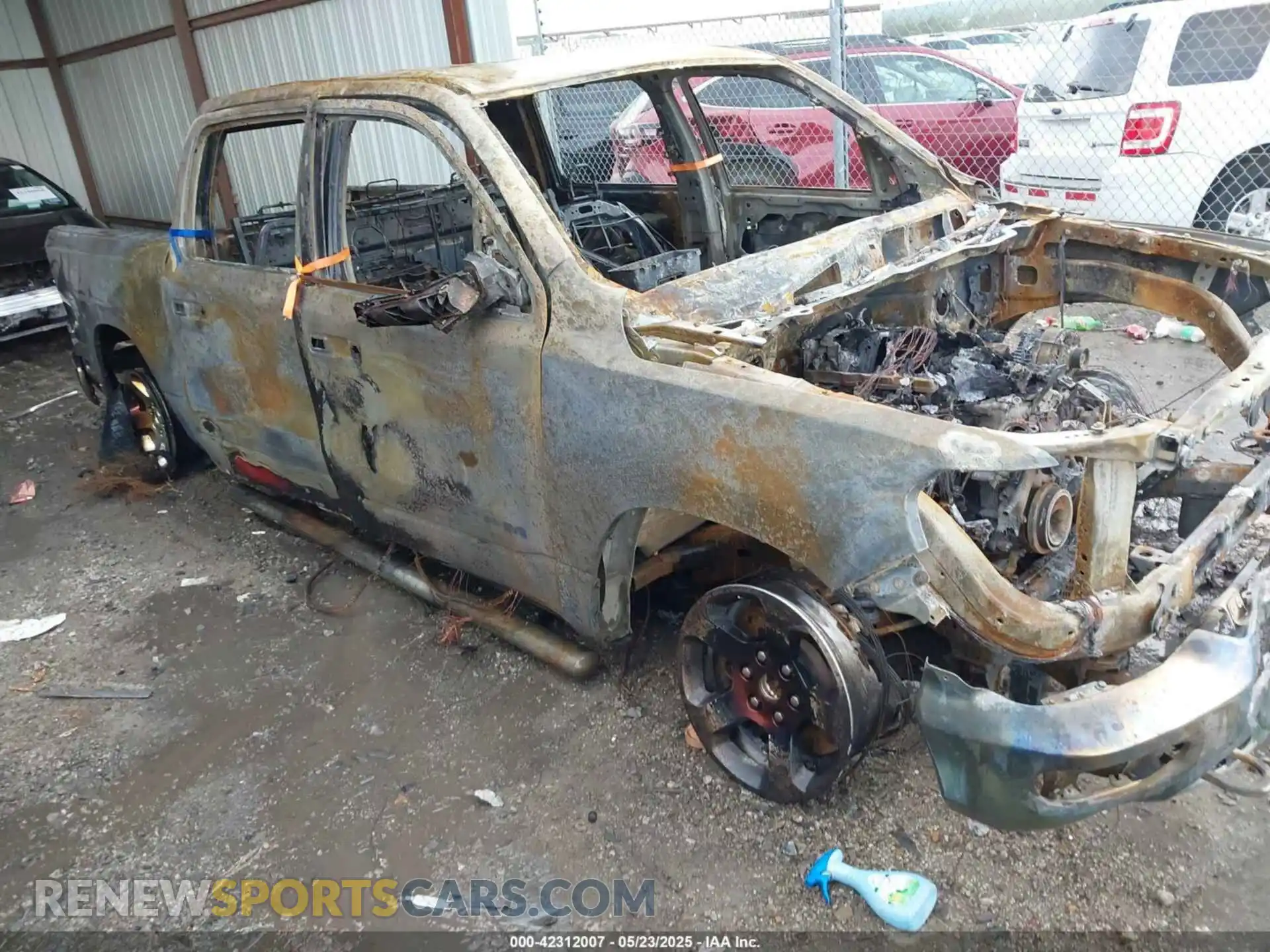 1 Photograph of a damaged car 1C6SRFGT2KN591334 RAM 1500 2019