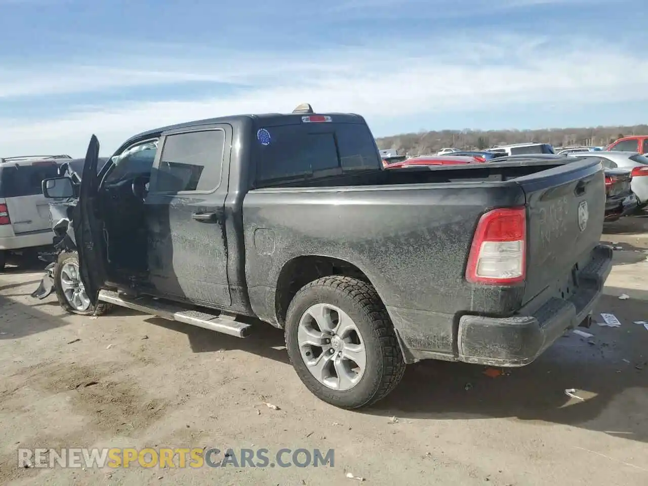 2 Photograph of a damaged car 1C6SRFGT5KN605081 RAM 1500 2019