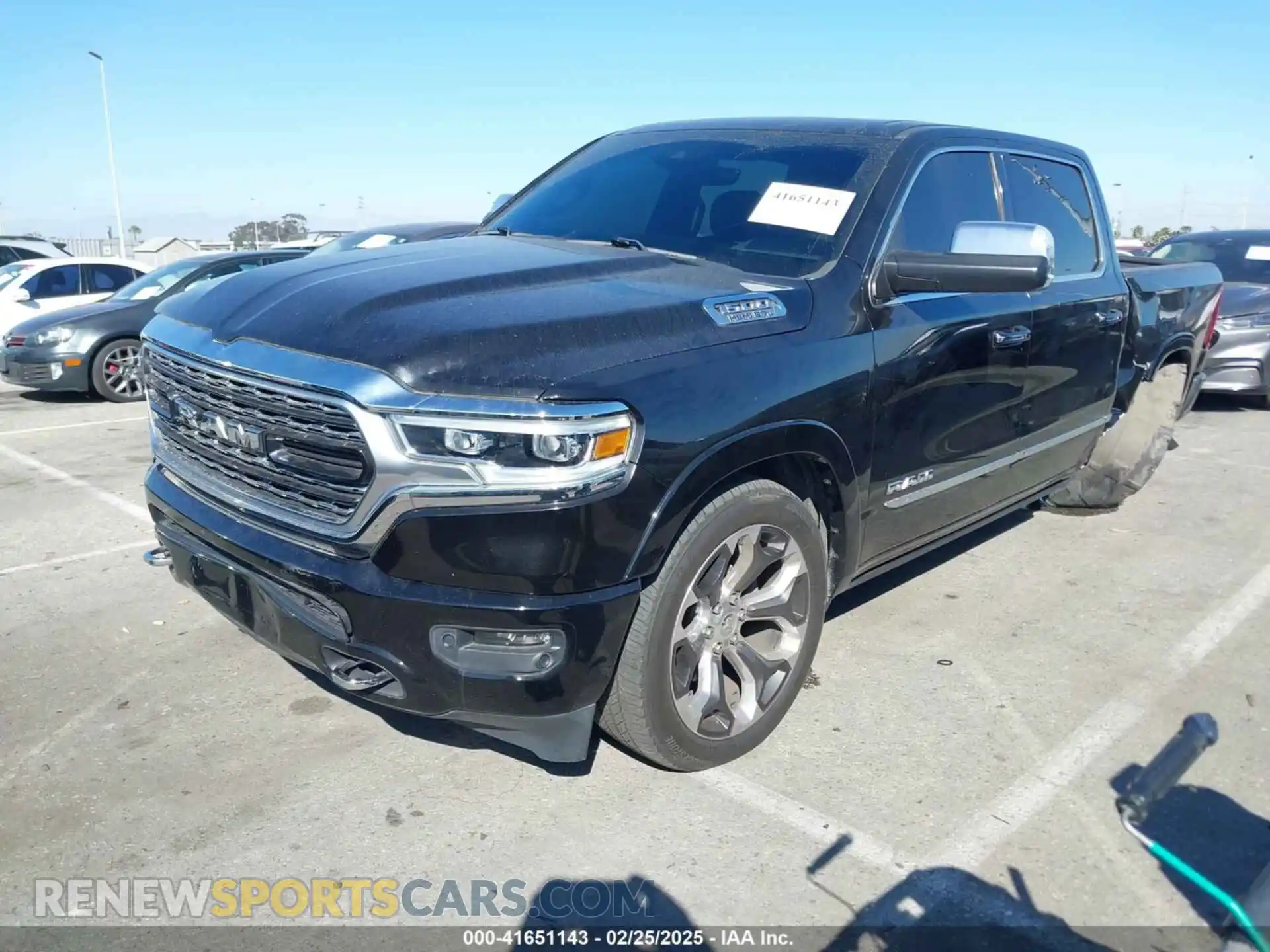 2 Photograph of a damaged car 1C6SRFHT0KN764346 RAM 1500 2019