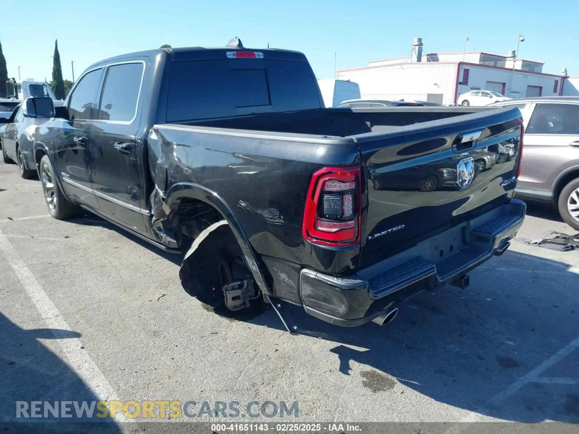 3 Photograph of a damaged car 1C6SRFHT0KN764346 RAM 1500 2019