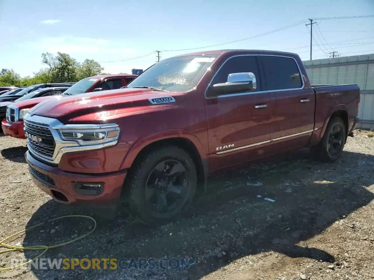 1 Photograph of a damaged car 1C6SRFHT2KN856963 RAM 1500 2019