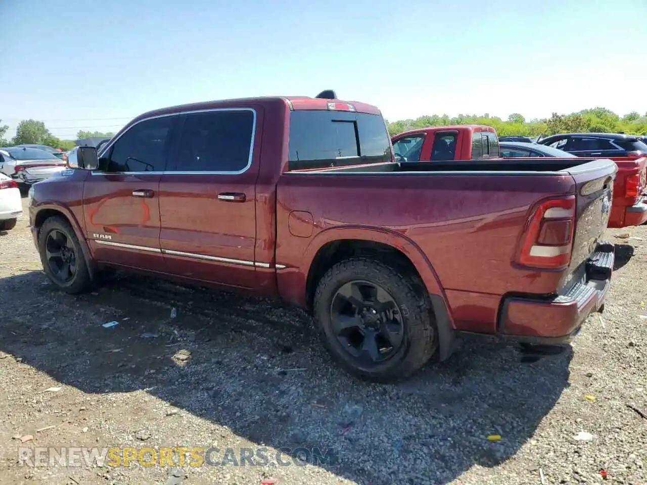 2 Photograph of a damaged car 1C6SRFHT2KN856963 RAM 1500 2019