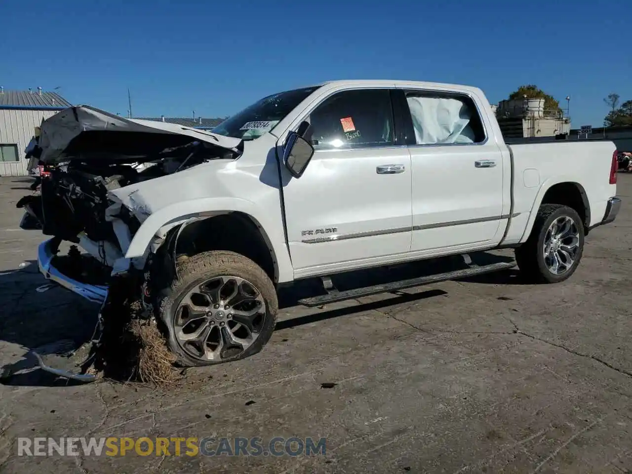 1 Photograph of a damaged car 1C6SRFHT3KN664709 RAM 1500 2019