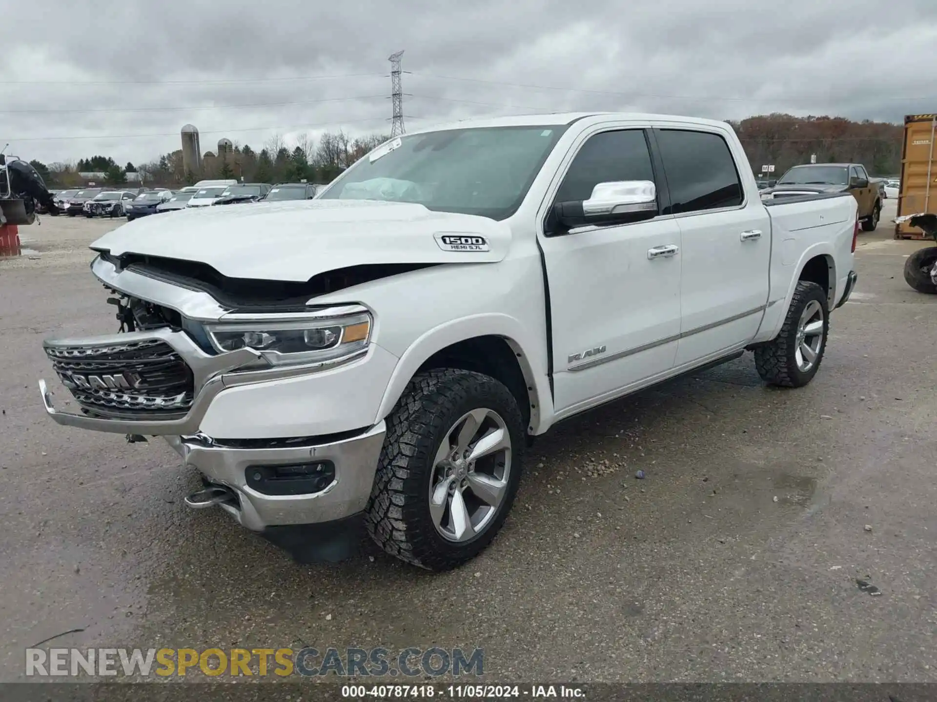 2 Photograph of a damaged car 1C6SRFHT5KN670477 RAM 1500 2019