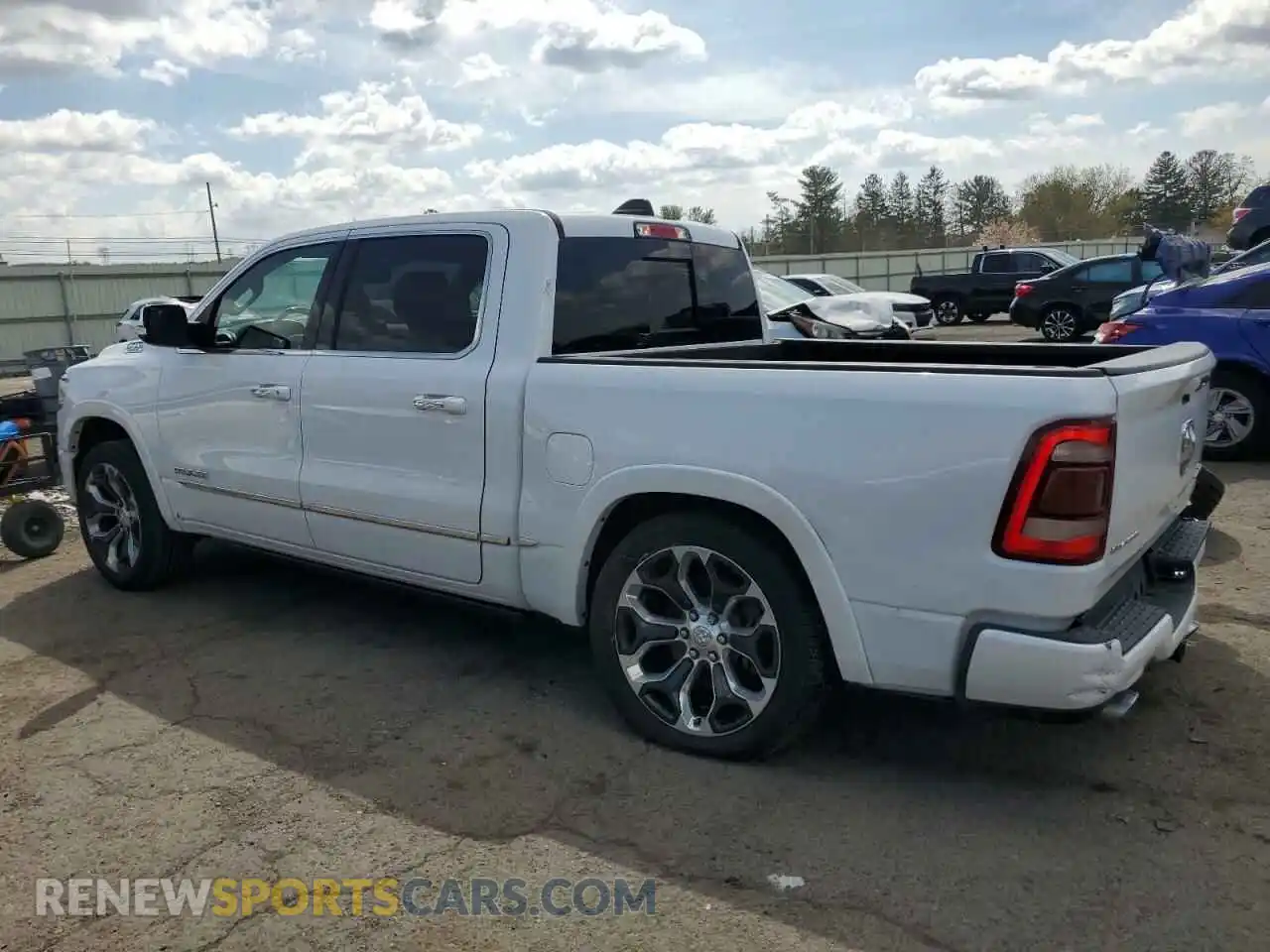 2 Photograph of a damaged car 1C6SRFHT6KN694917 RAM 1500 2019