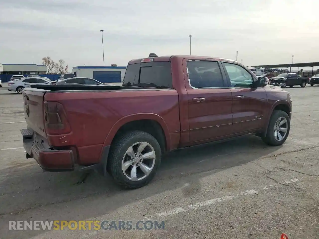 3 Photograph of a damaged car 1C6SRFHT6KN802033 RAM 1500 2019