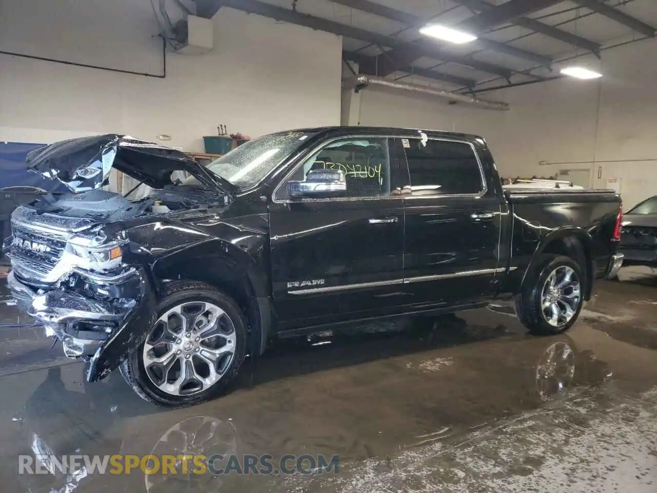 1 Photograph of a damaged car 1C6SRFHT7KN764750 RAM 1500 2019