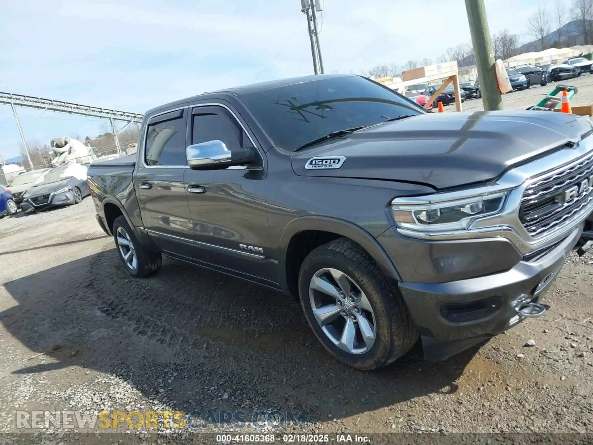 1 Photograph of a damaged car 1C6SRFHT8KN549846 RAM 1500 2019