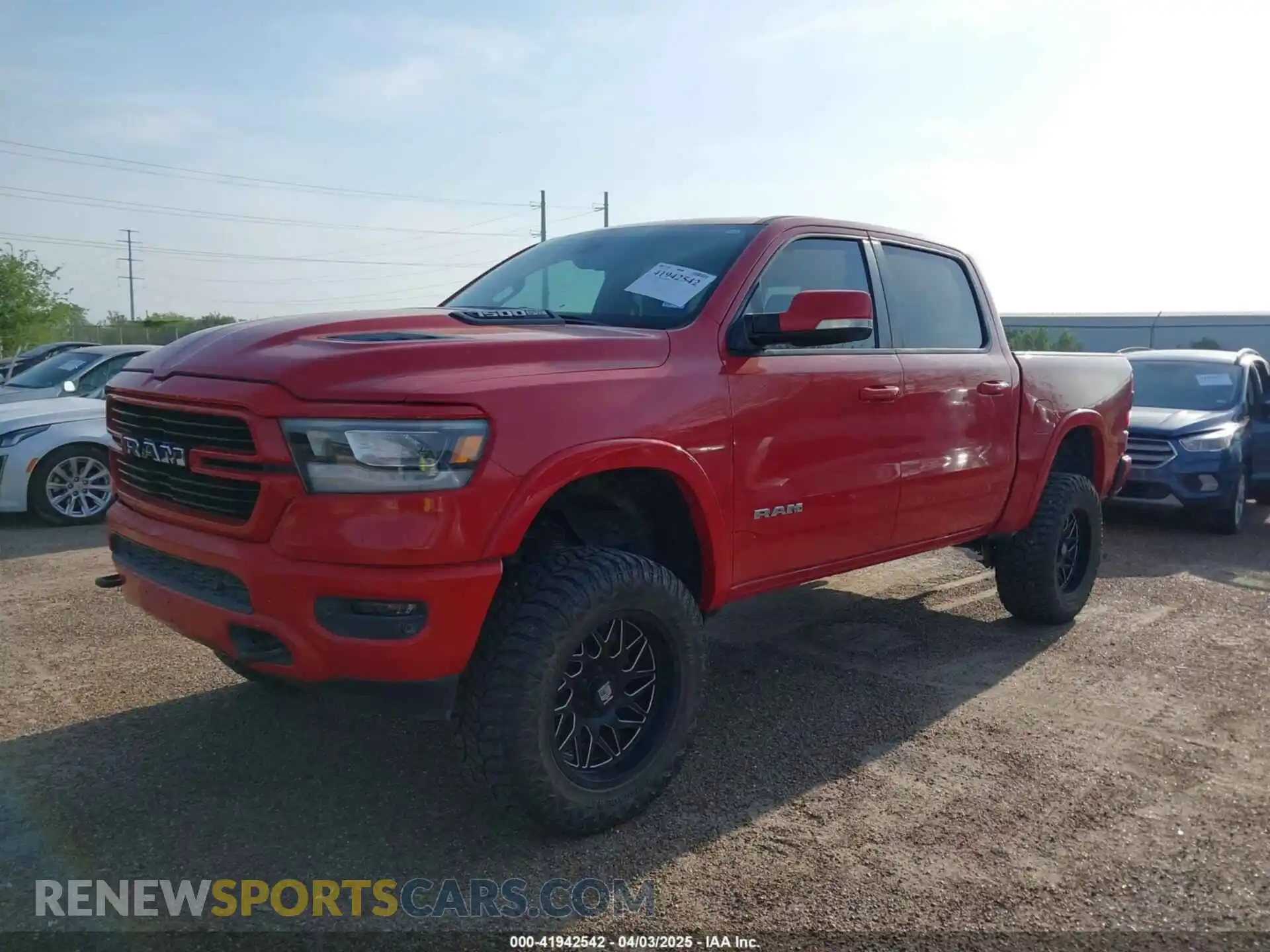 2 Photograph of a damaged car 1C6SRFJT7KN605883 RAM 1500 2019