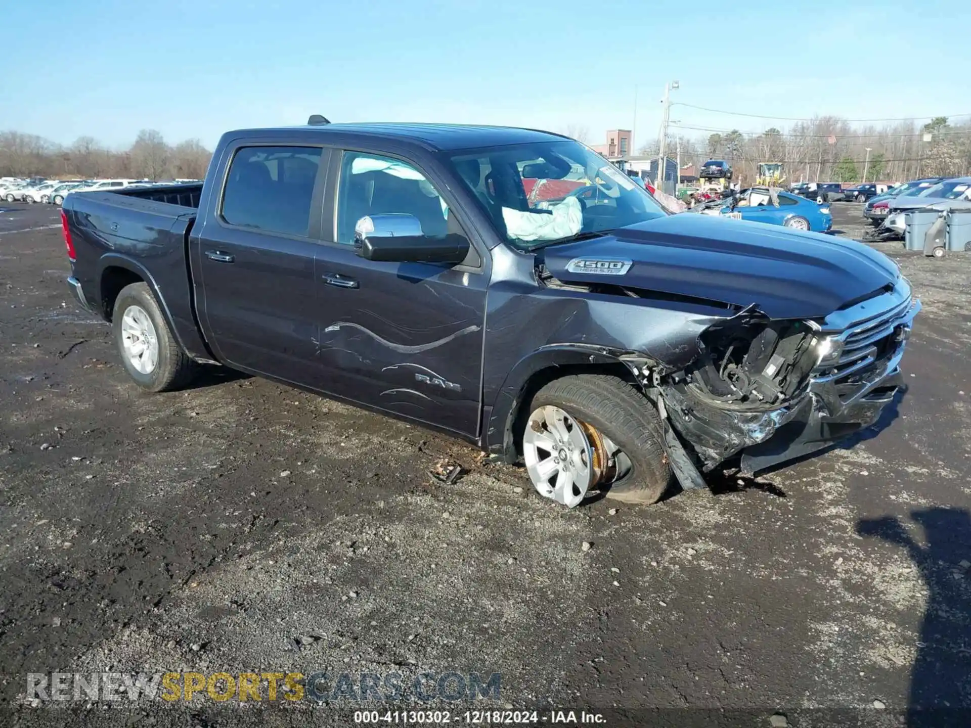 1 Photograph of a damaged car 1C6SRFJT8KN845363 RAM 1500 2019