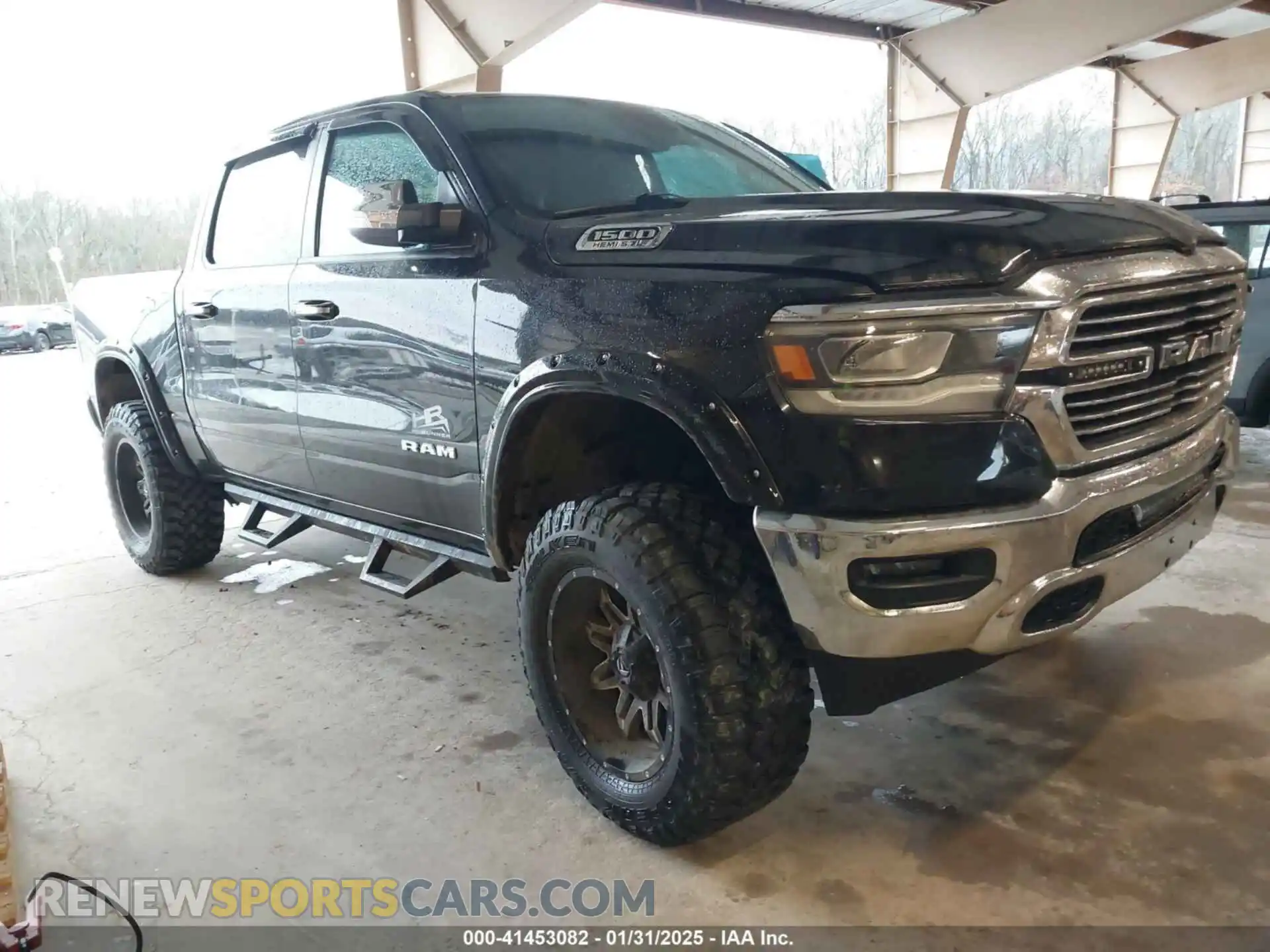 1 Photograph of a damaged car 1C6SRFJTXKN735933 RAM 1500 2019