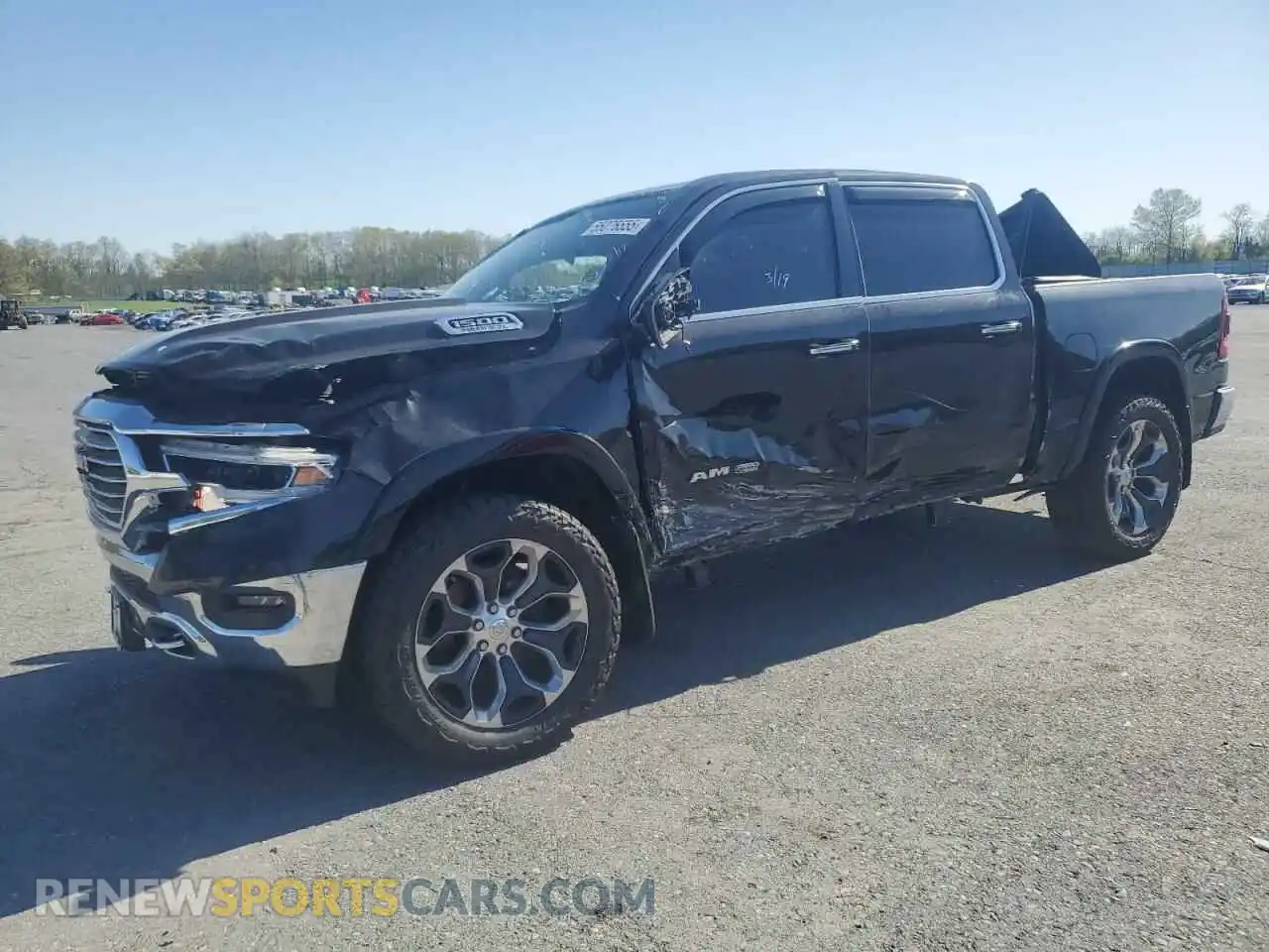 1 Photograph of a damaged car 1C6SRFKT4KN507294 RAM 1500 2019