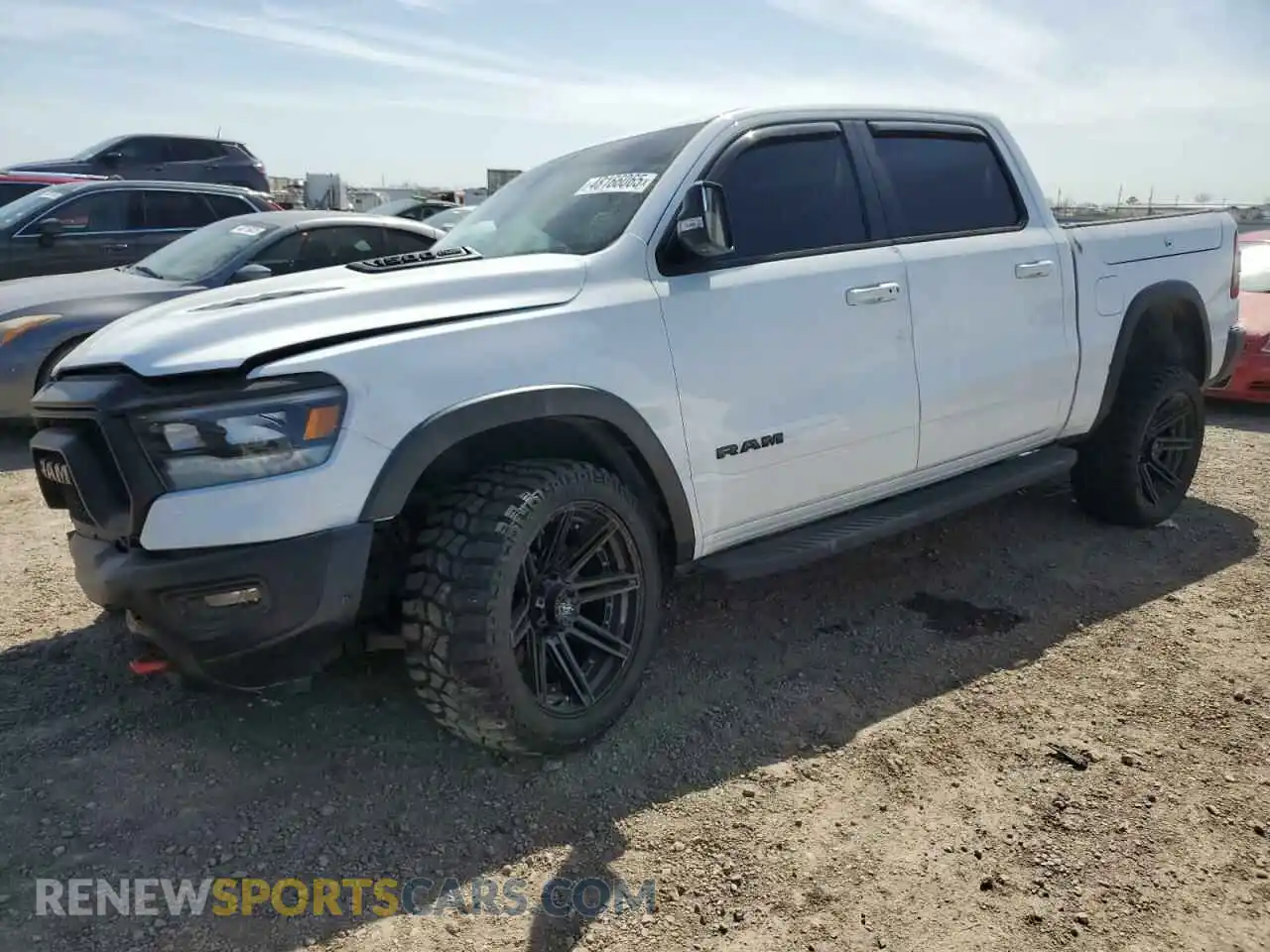 1 Photograph of a damaged car 1C6SRFLT2KN722445 RAM 1500 2019