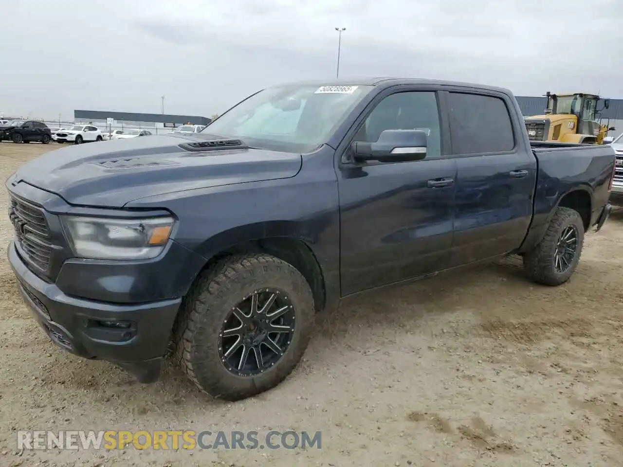 1 Photograph of a damaged car 1C6SRFLT5KN743550 RAM 1500 2019