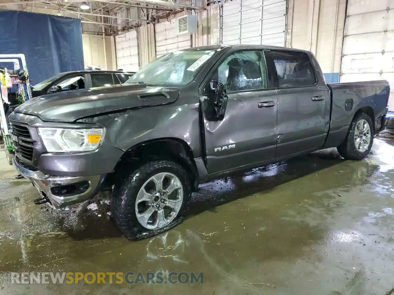 1 Photograph of a damaged car 1C6SRFMT3KN691897 RAM 1500 2019