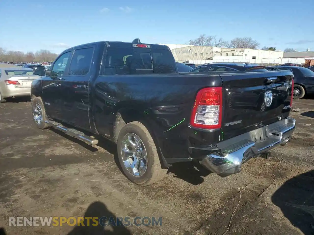 2 Photograph of a damaged car 1C6SRFMT4KN917820 RAM 1500 2019