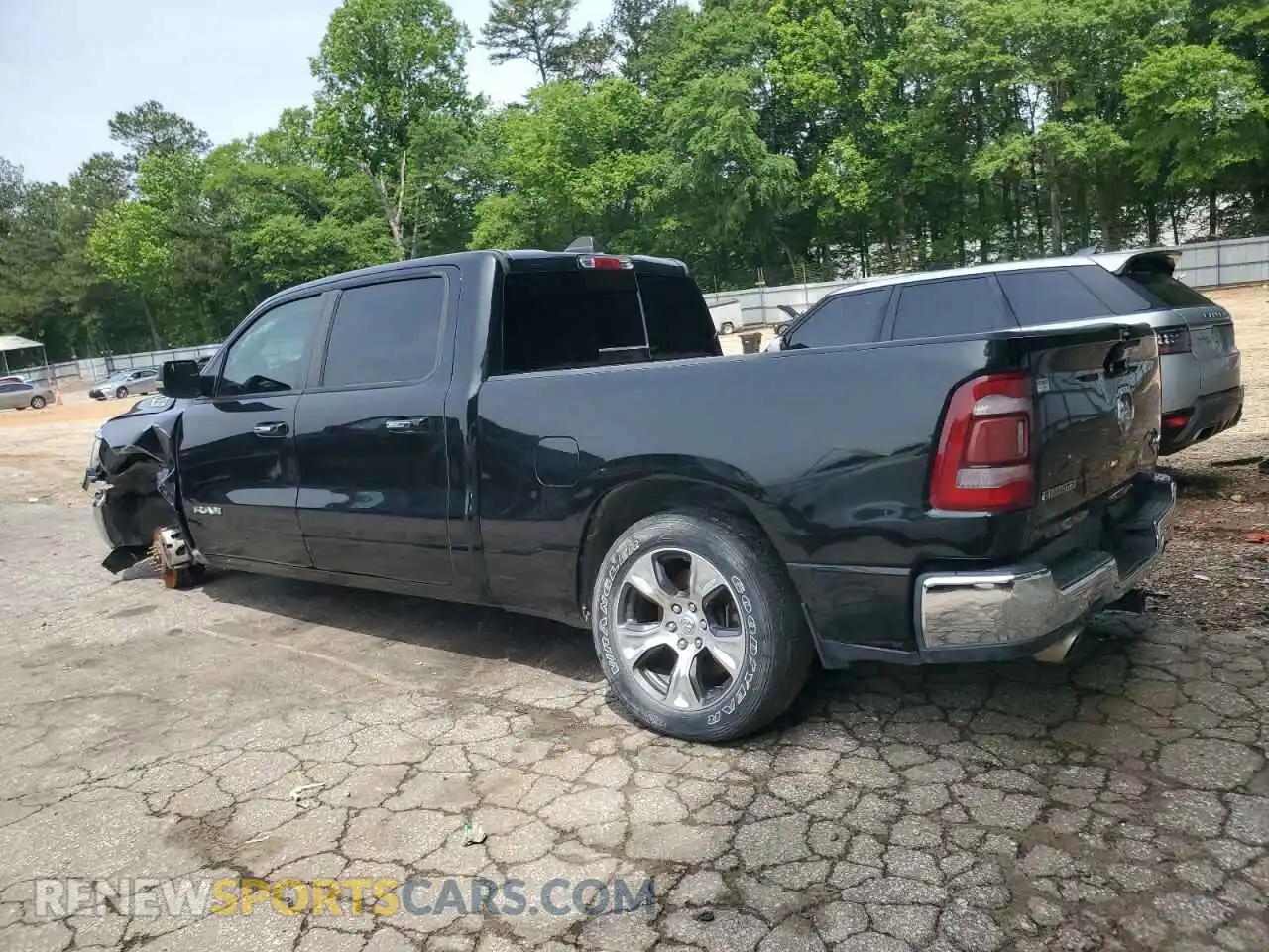 2 Photograph of a damaged car 1C6SRFMT8KN637611 RAM 1500 2019