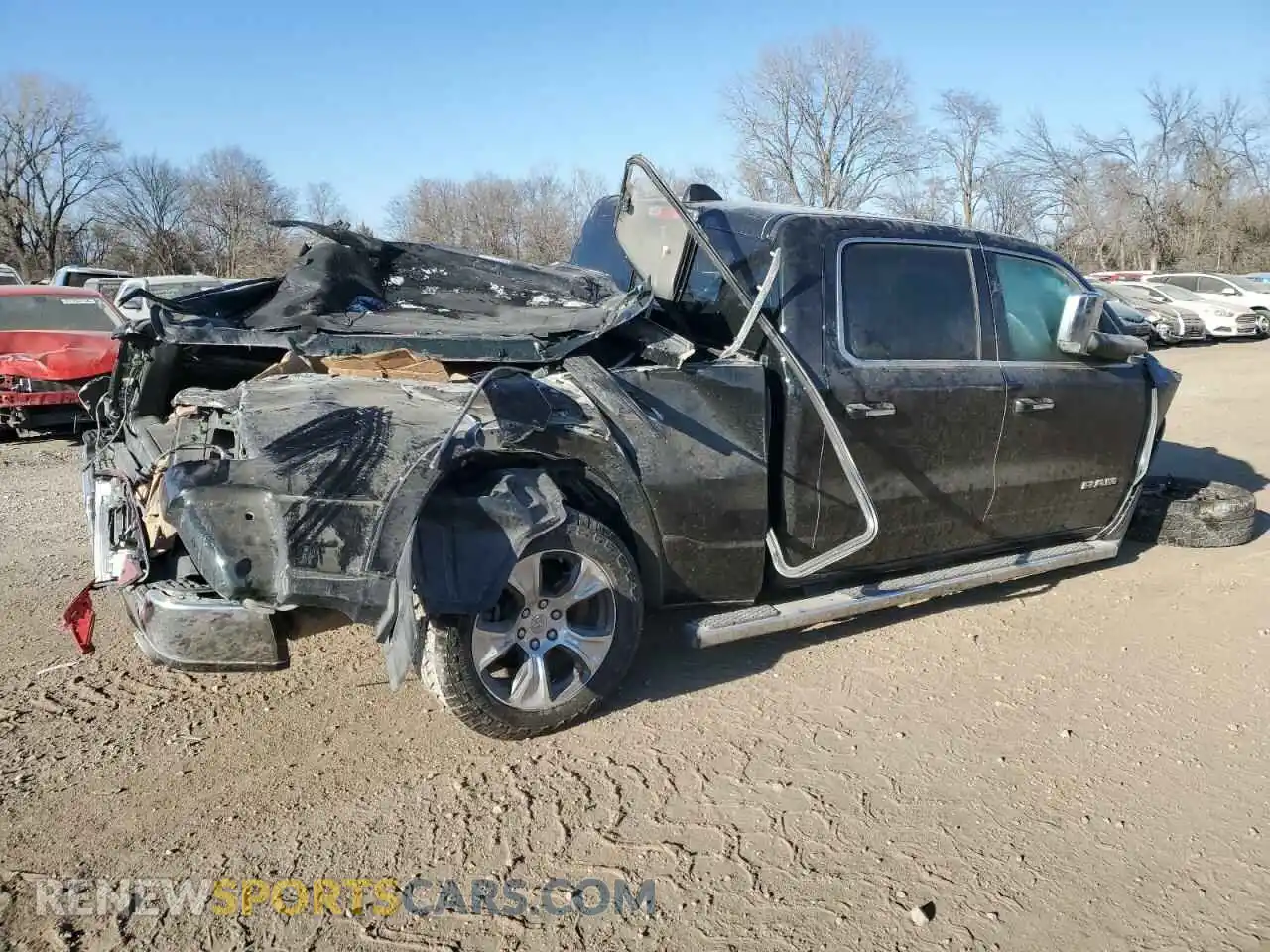 3 Photograph of a damaged car 1C6SRFRT2KN665459 RAM 1500 2019
