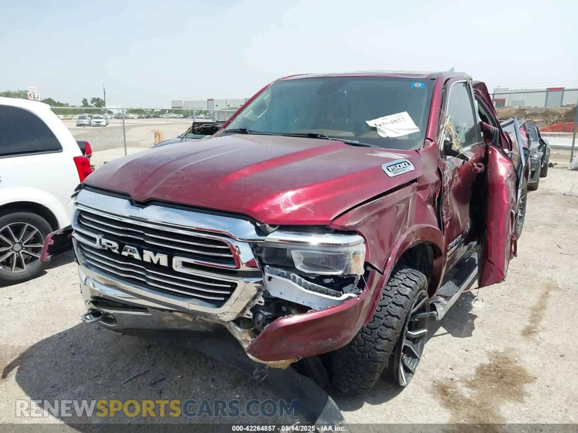 2 Photograph of a damaged car 1C6SRFRT6KN653315 RAM 1500 2019