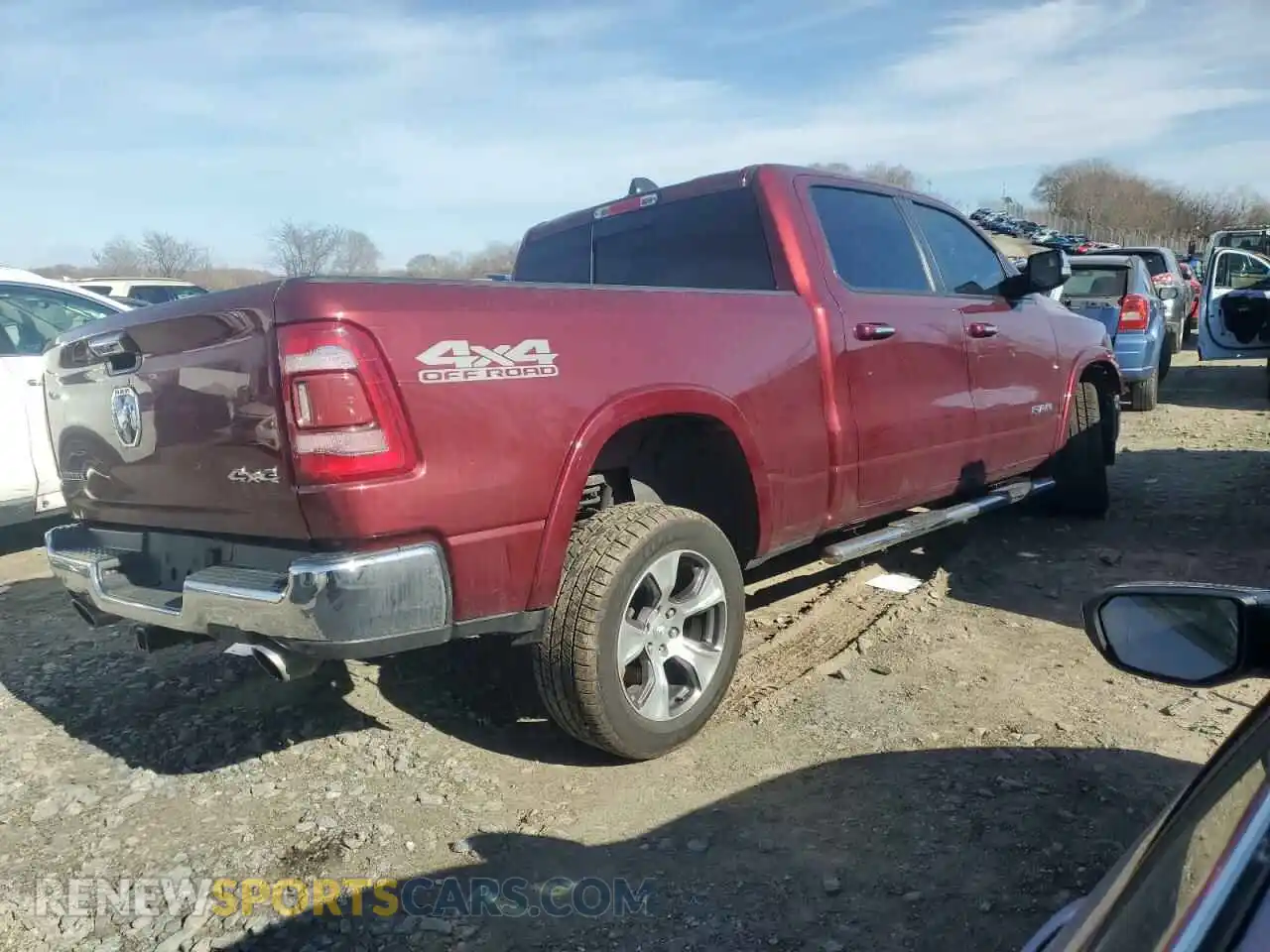 3 Photograph of a damaged car 1C6SRFRTXKN673969 RAM 1500 2019