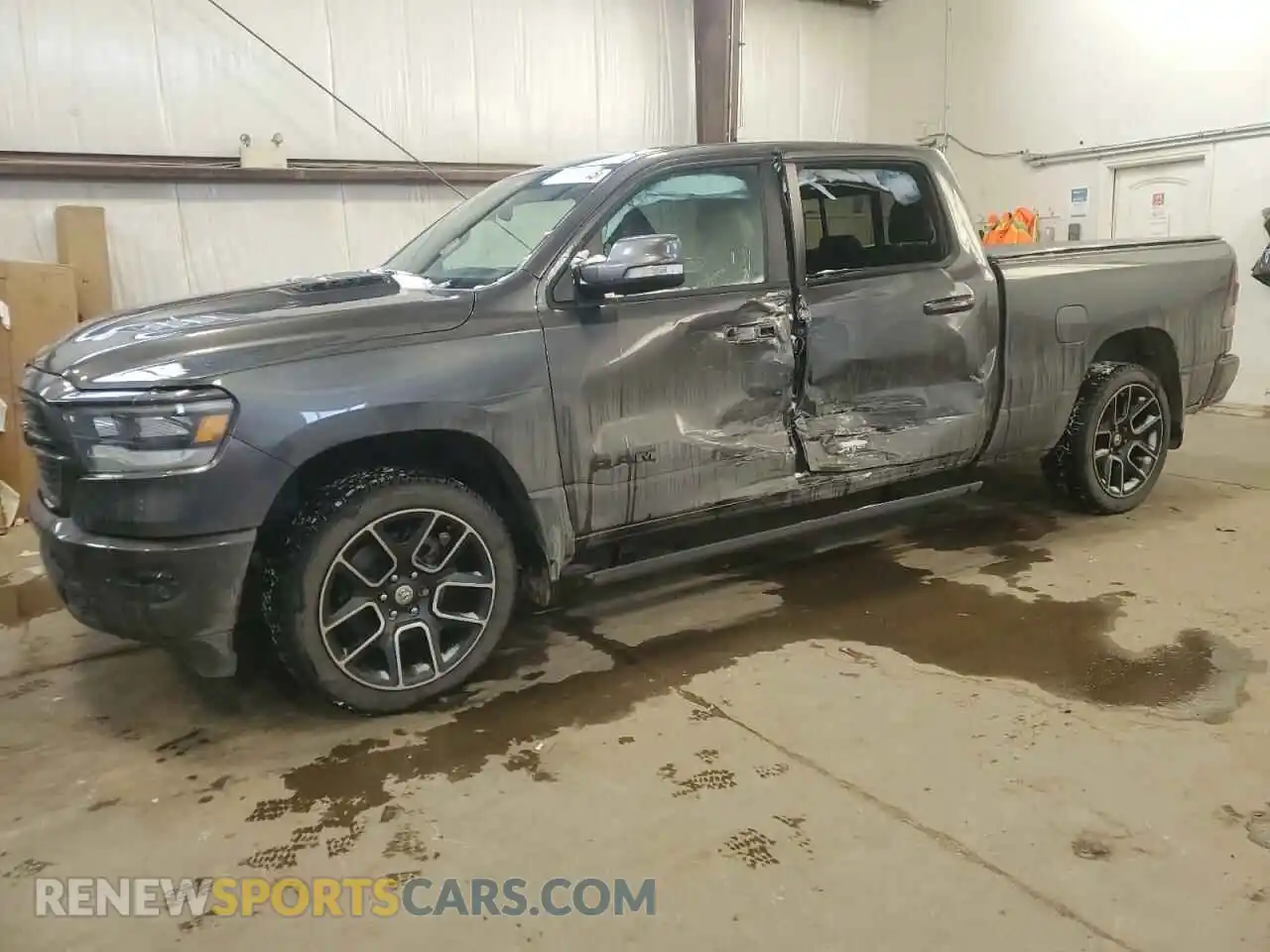 1 Photograph of a damaged car 1C6SRFTT1KN761513 RAM 1500 2019