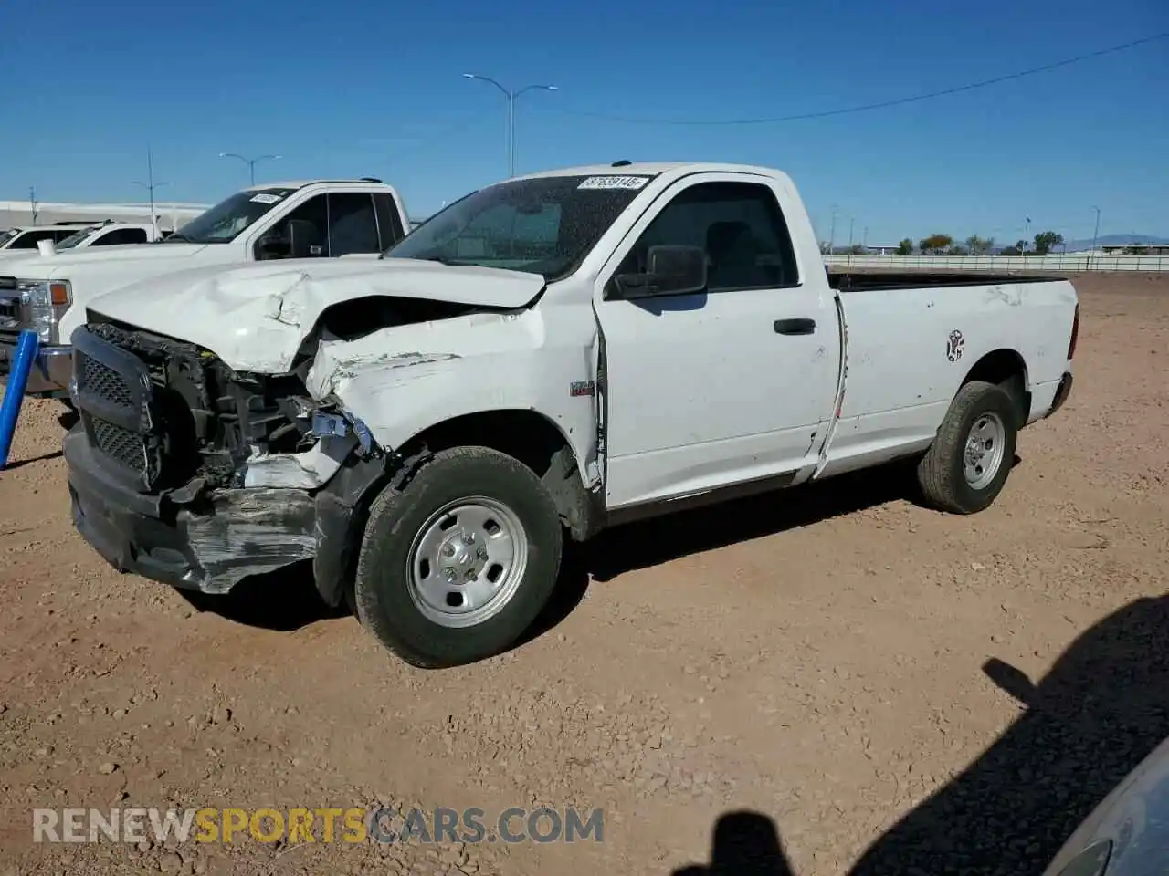 1 Photograph of a damaged car 3C6JR6DT4KG507667 RAM 1500 2019