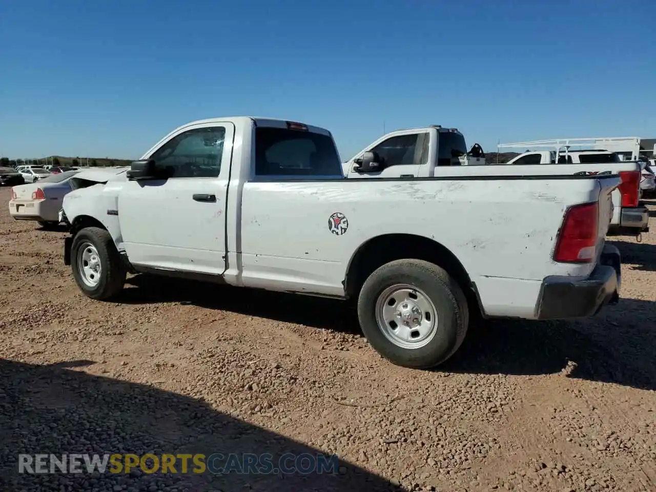 2 Photograph of a damaged car 3C6JR6DT4KG507667 RAM 1500 2019