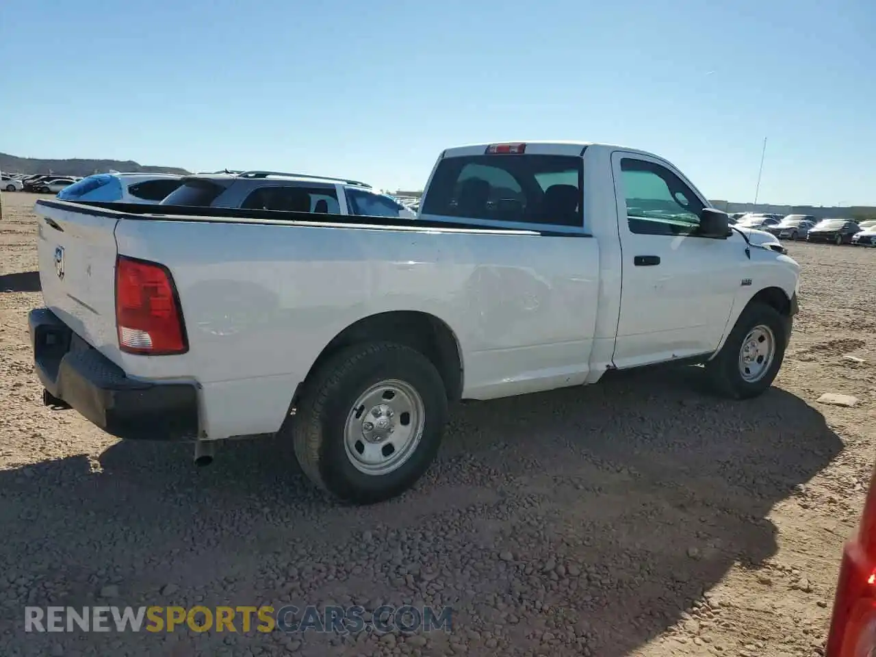3 Photograph of a damaged car 3C6JR6DT4KG507667 RAM 1500 2019