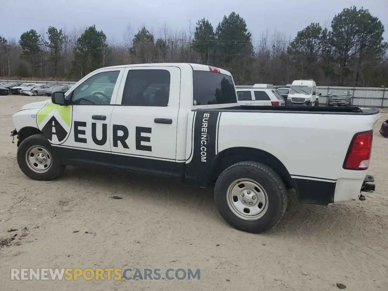 2 Photograph of a damaged car 3C6RR6KG3KG630403 RAM 1500 2019