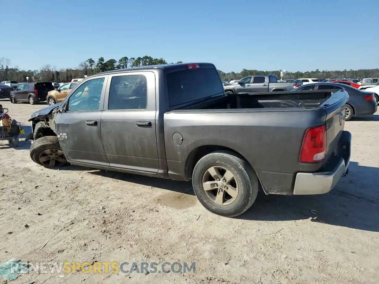 2 Photograph of a damaged car 3C6RR6KG3KG690083 RAM 1500 2019