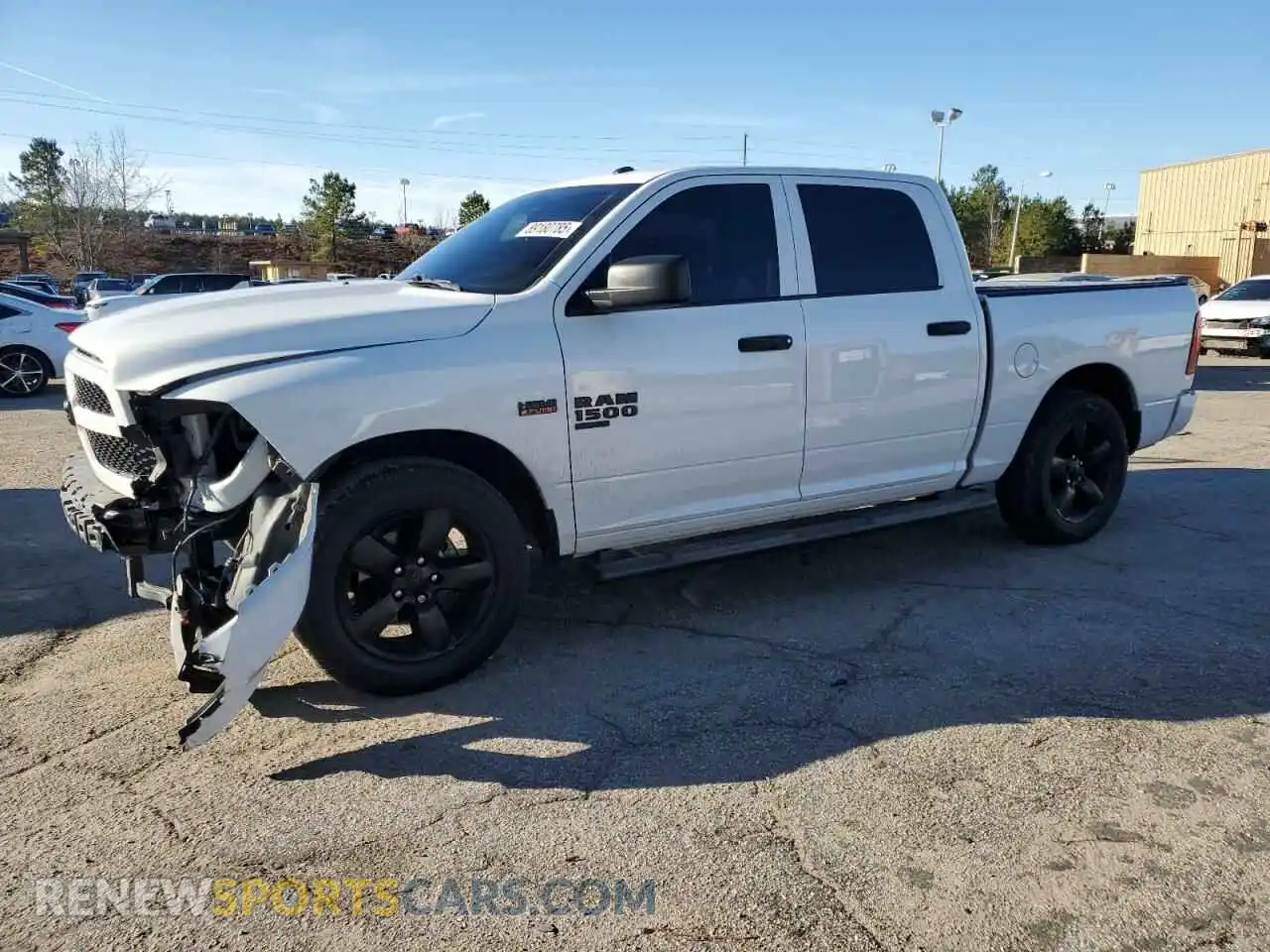 1 Photograph of a damaged car 3C6RR6KT8KG609575 RAM 1500 2019