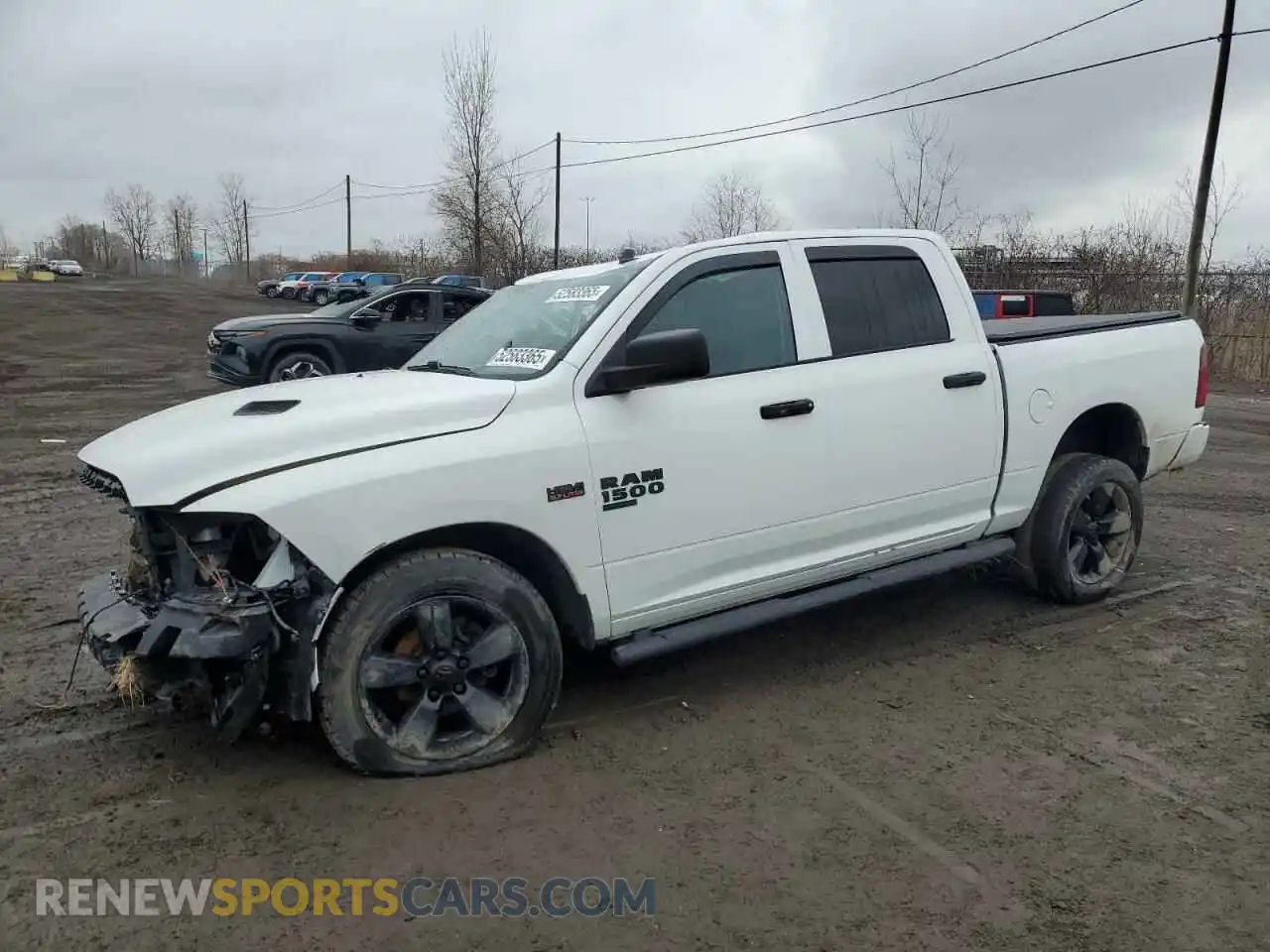 1 Photograph of a damaged car 3C6RR7KT9KG722988 RAM 1500 2019