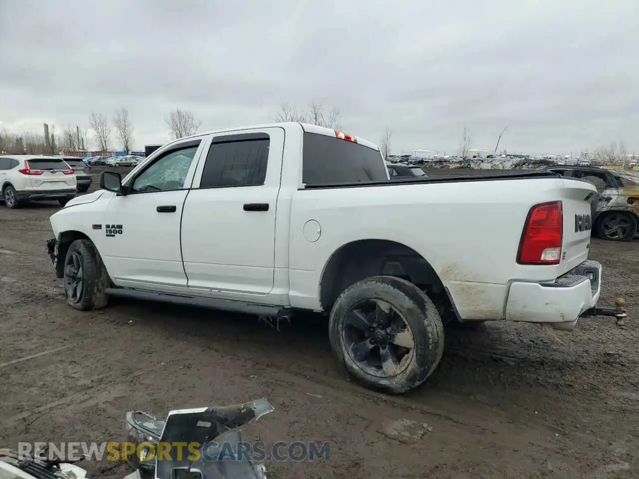 2 Photograph of a damaged car 3C6RR7KT9KG722988 RAM 1500 2019