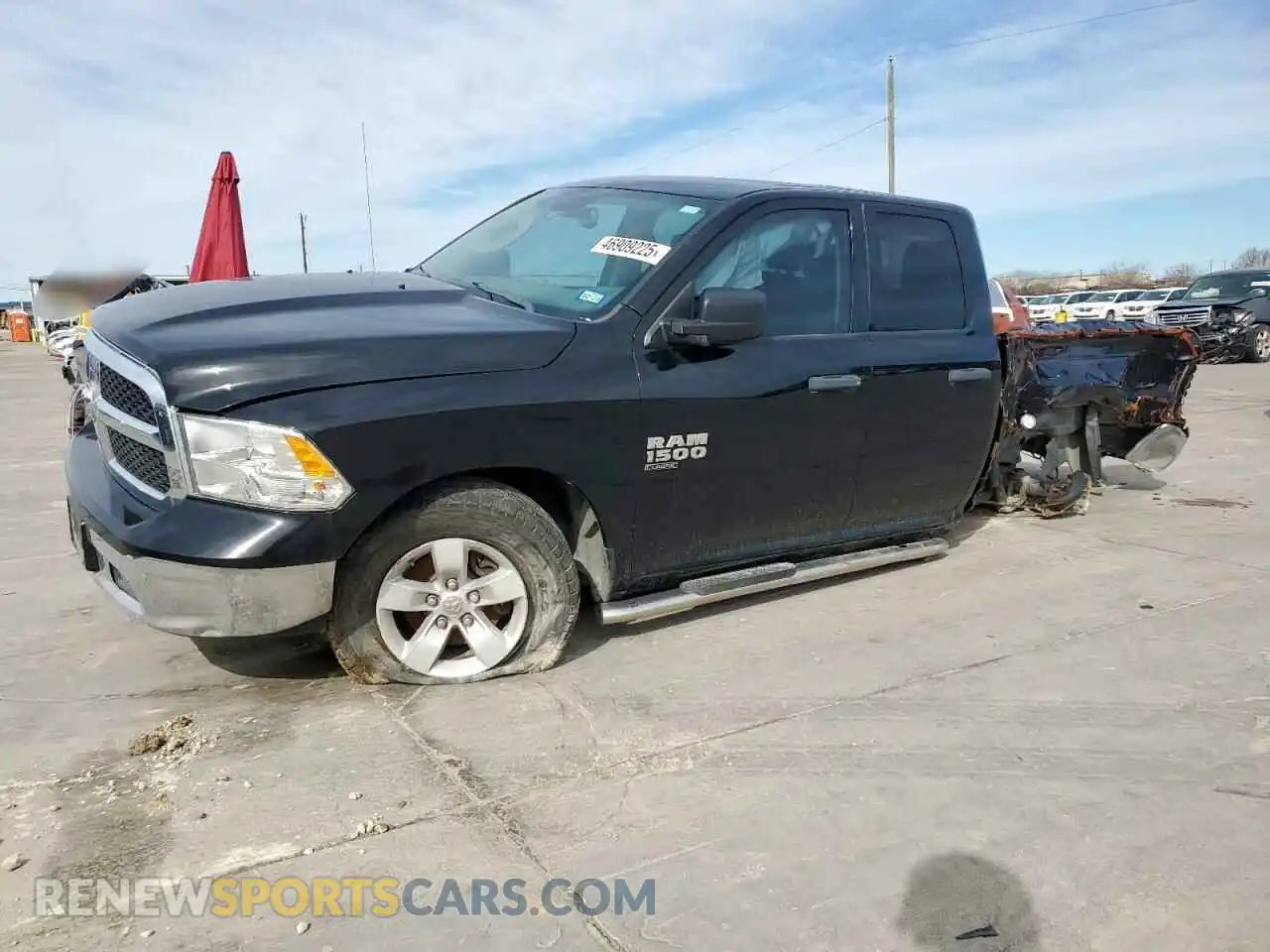 1 Photograph of a damaged car 1C6RR6FG5LS114824 RAM 1500 2020