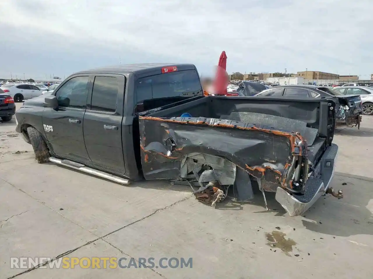 2 Photograph of a damaged car 1C6RR6FG5LS114824 RAM 1500 2020
