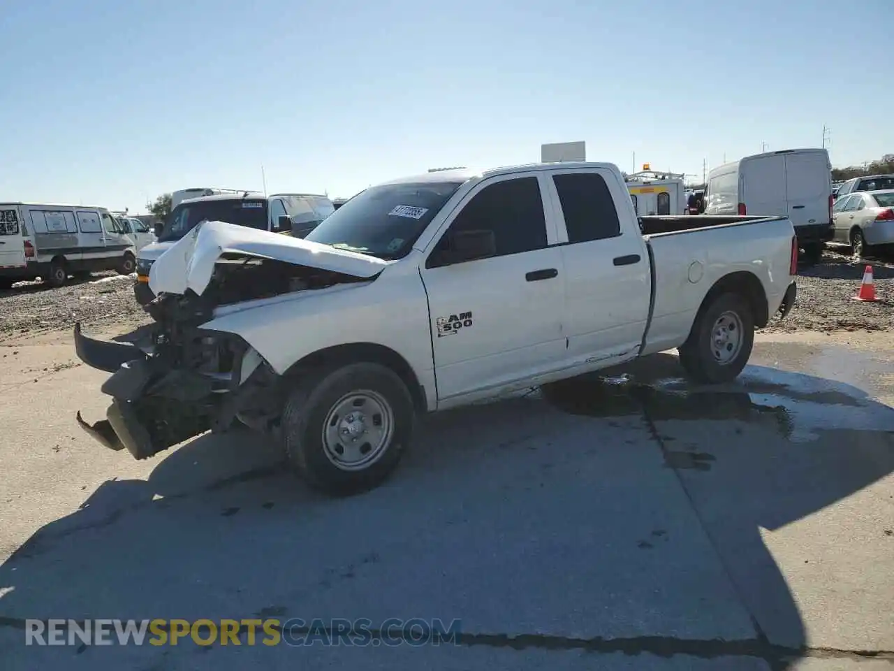 1 Photograph of a damaged car 1C6RR6FG5LS149637 RAM 1500 2020