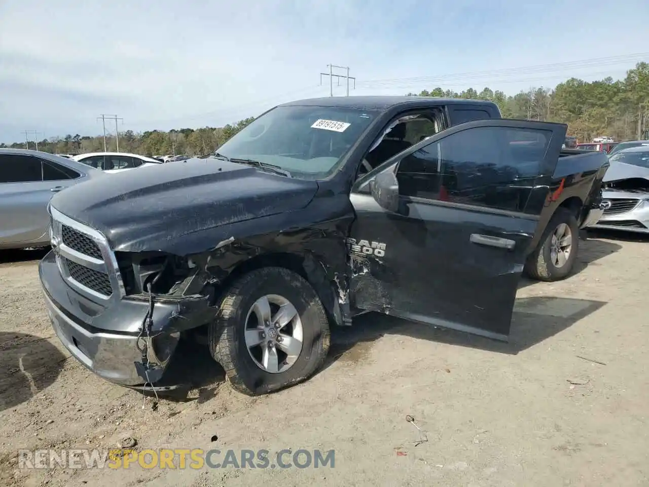 1 Photograph of a damaged car 1C6RR6FG7LS151549 RAM 1500 2020
