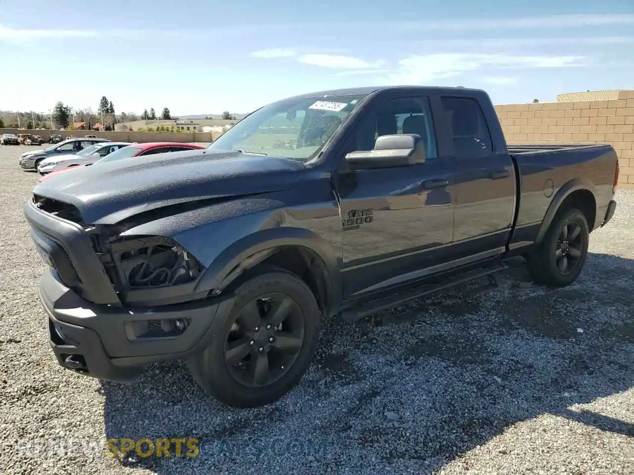 1 Photograph of a damaged car 1C6RR6GG9LS105560 RAM 1500 2020