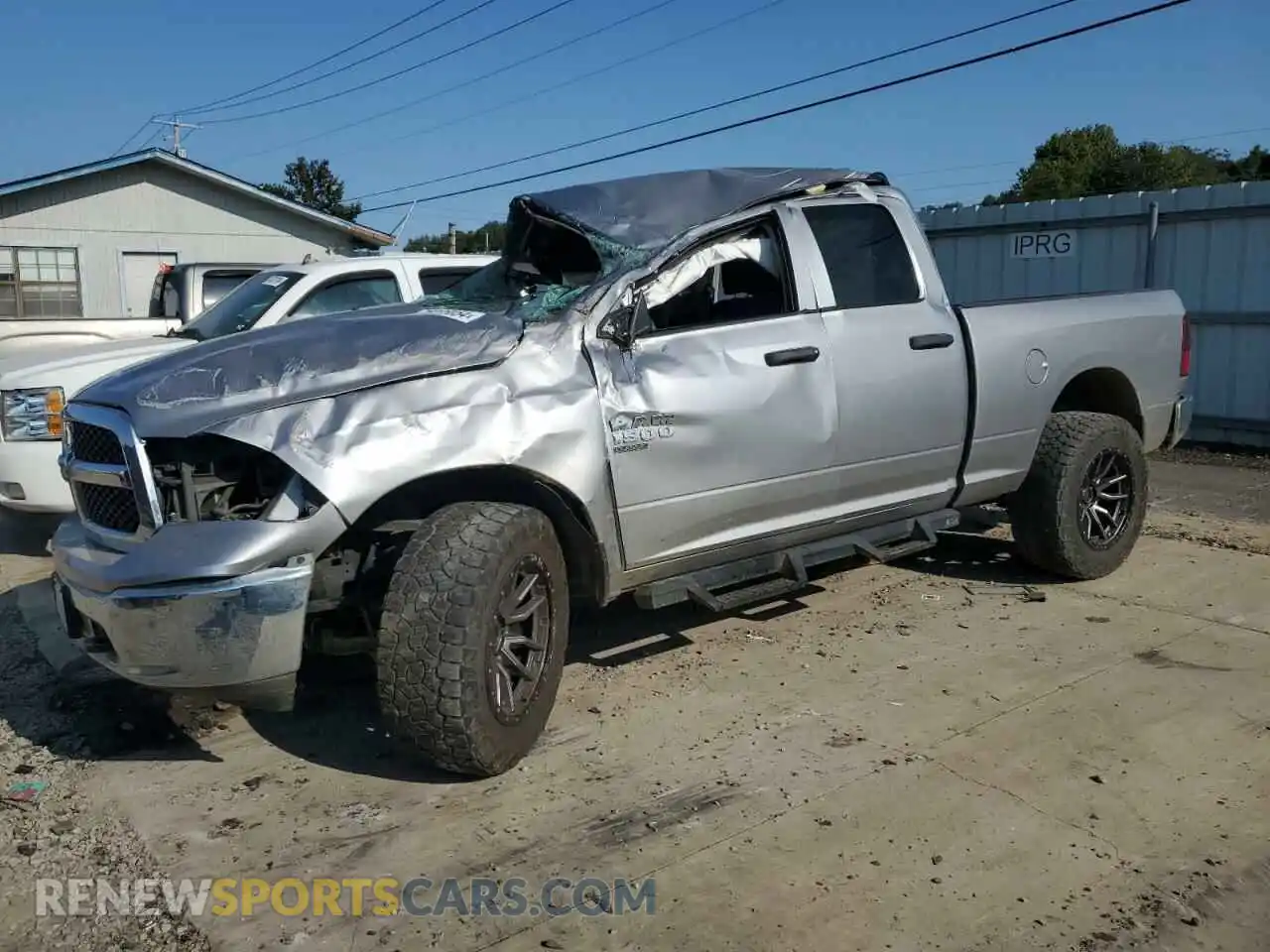 1 Photograph of a damaged car 1C6RR7FGXLS122472 RAM 1500 2020