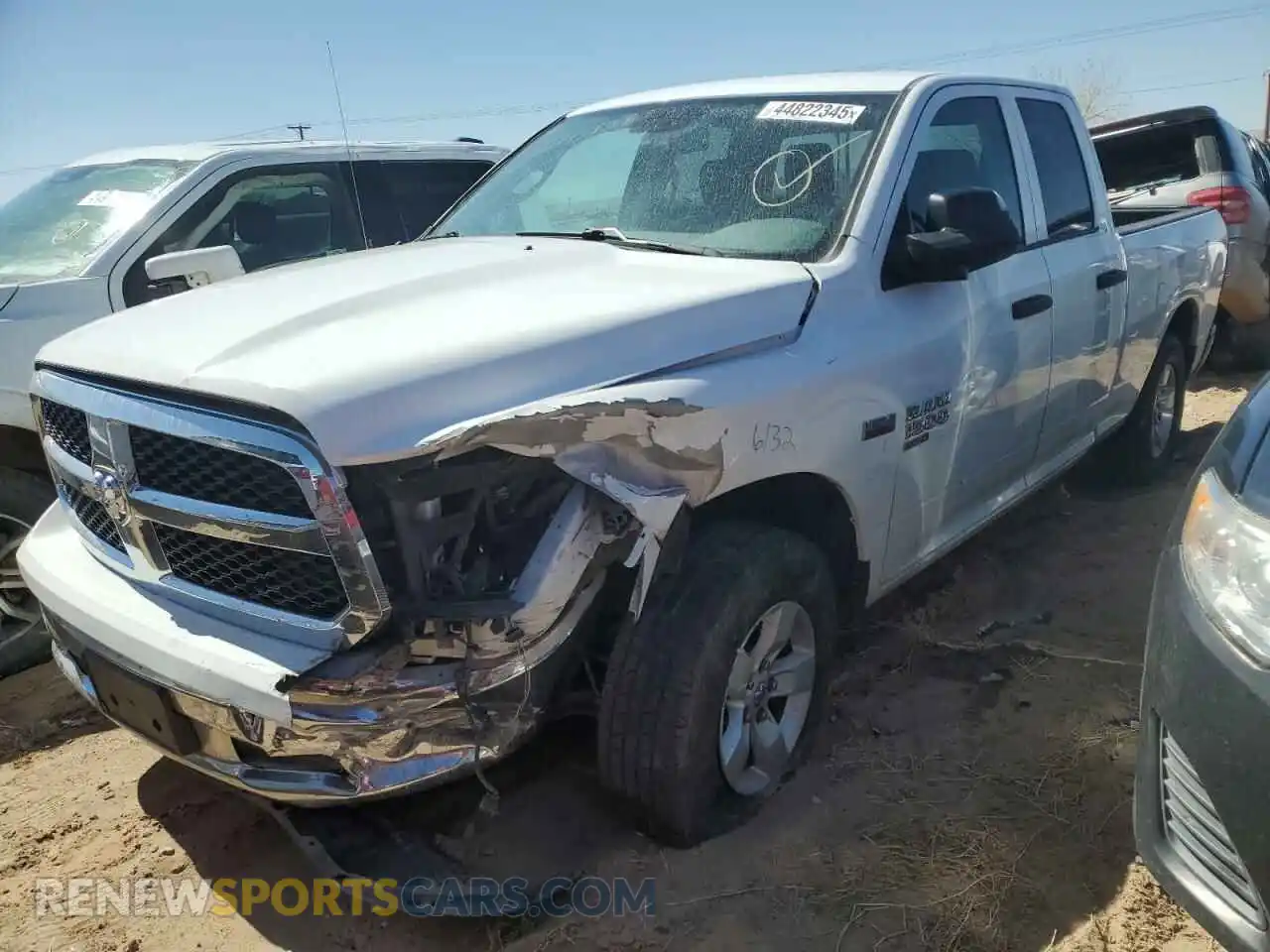 1 Photograph of a damaged car 1C6RR7FT8LS118644 RAM 1500 2020