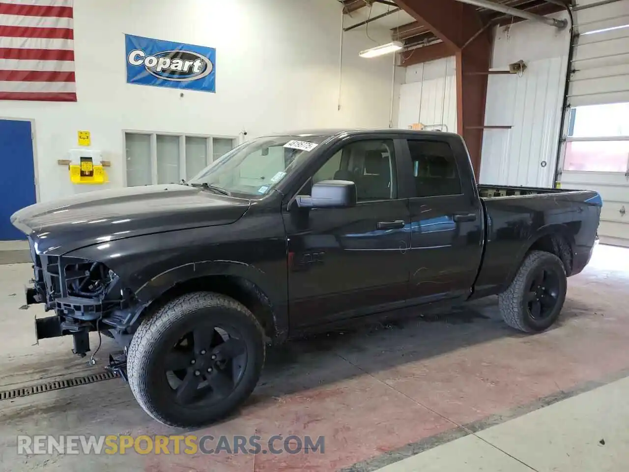 1 Photograph of a damaged car 1C6RR7GG2LS140737 RAM 1500 2020