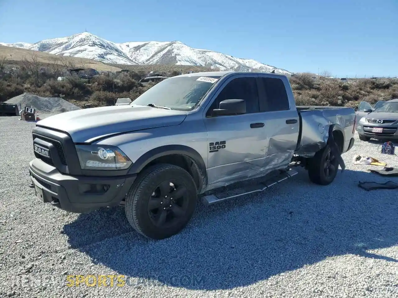 1 Photograph of a damaged car 1C6RR7GG2LS152676 RAM 1500 2020