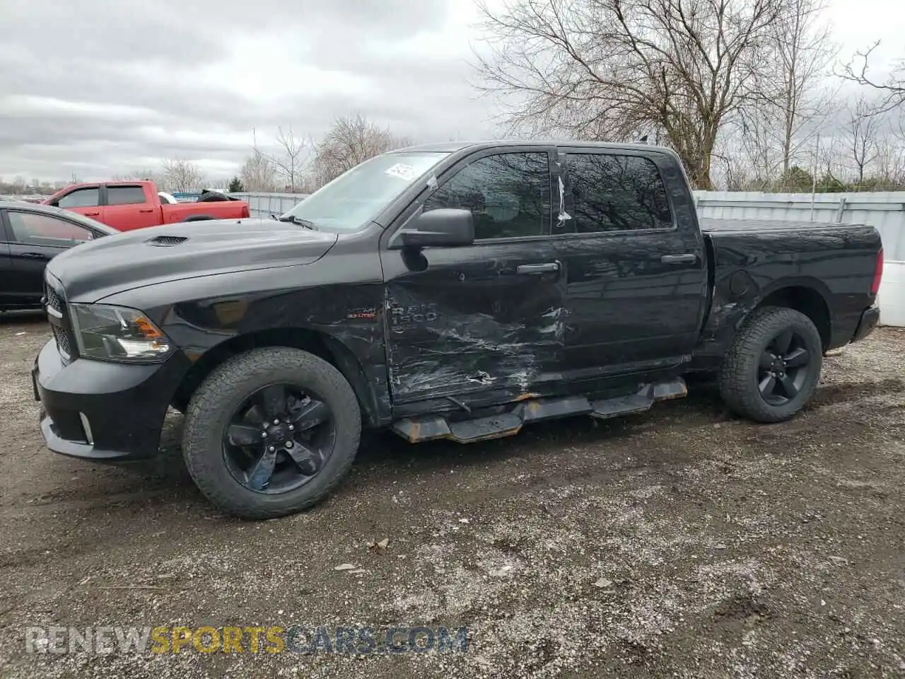 1 Photograph of a damaged car 1C6RR7KT9LS113510 RAM 1500 2020