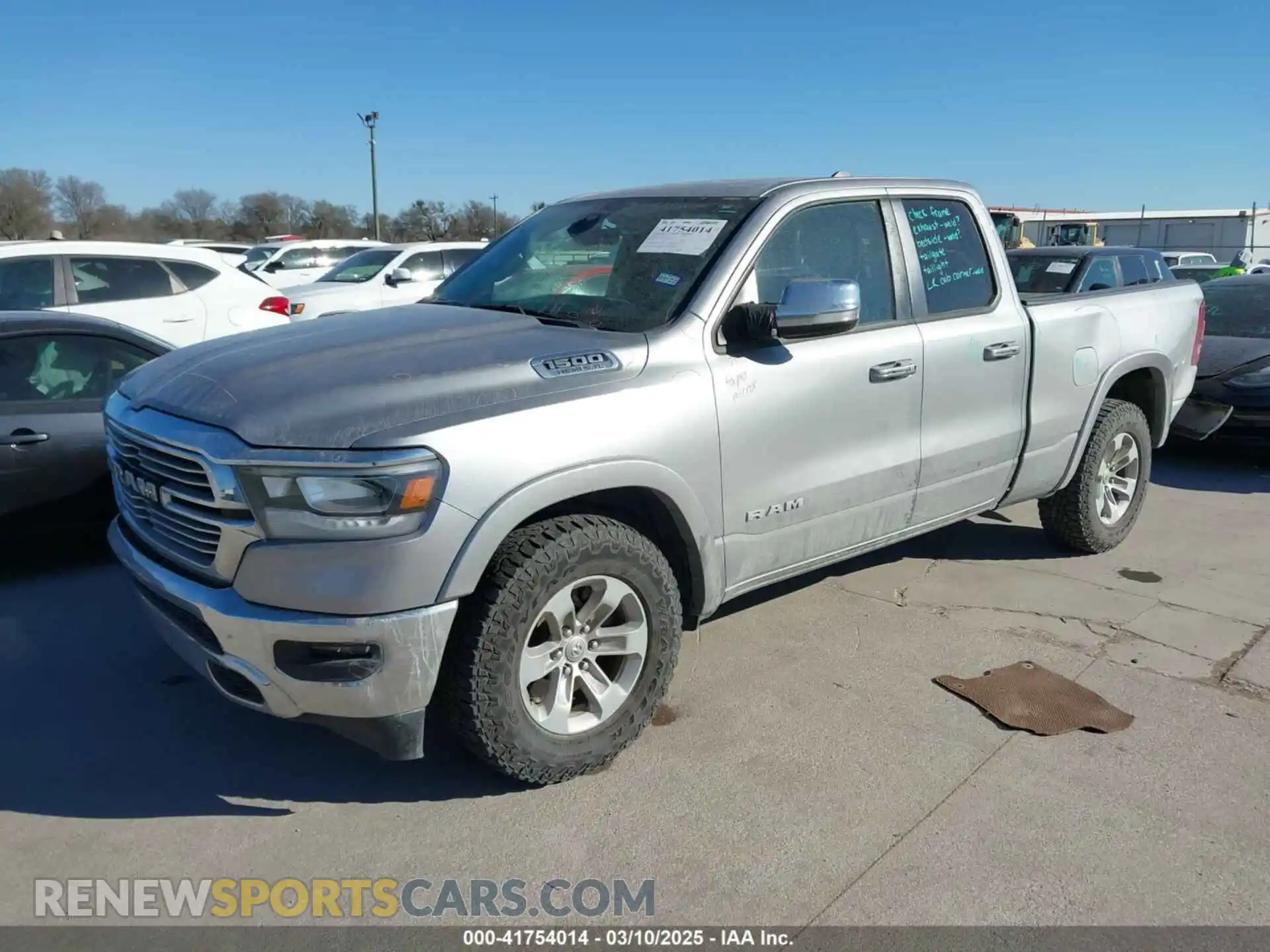 2 Photograph of a damaged car 1C6RREDT7LN121377 RAM 1500 2020