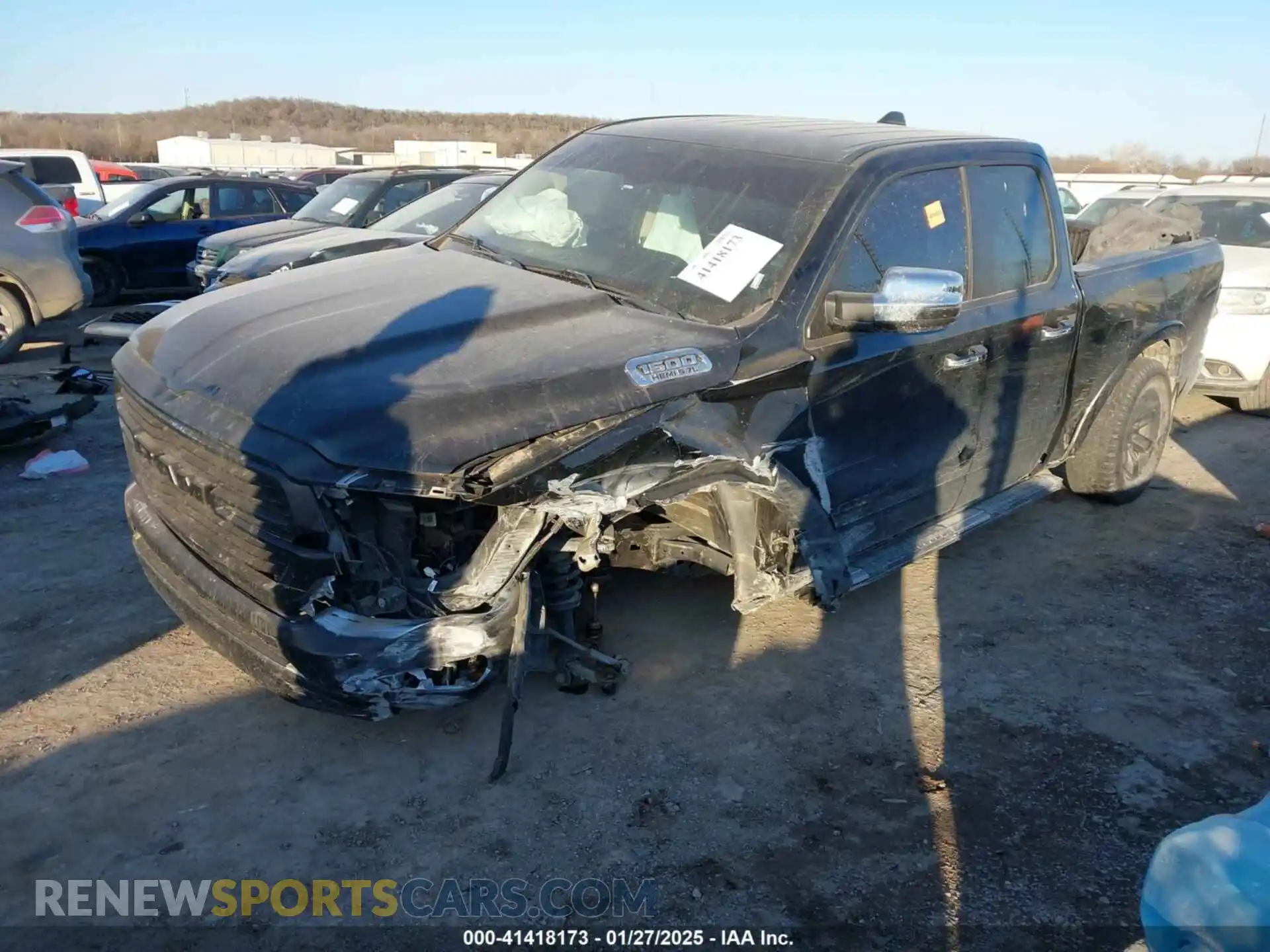 2 Photograph of a damaged car 1C6RREDT7LN262126 RAM 1500 2020