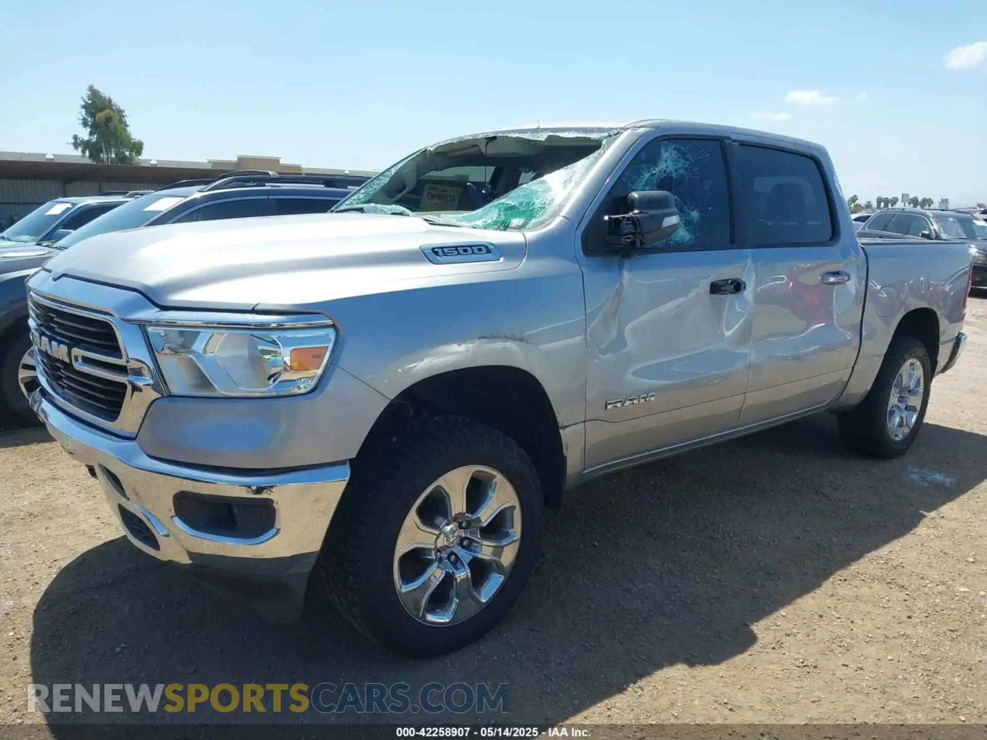 2 Photograph of a damaged car 1C6RREFG7LN333762 RAM 1500 2020