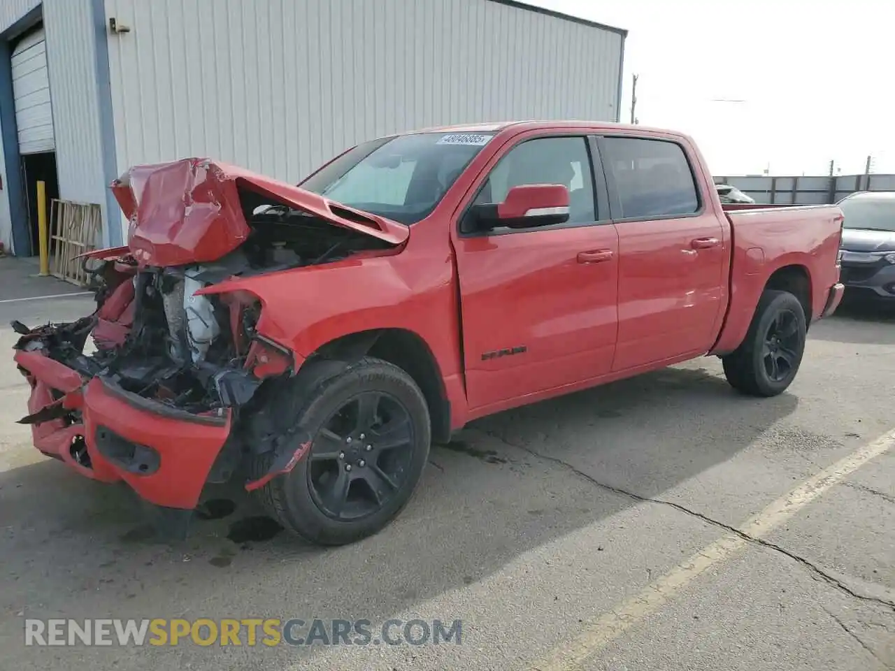 1 Photograph of a damaged car 1C6RREFTXLN337995 RAM 1500 2020