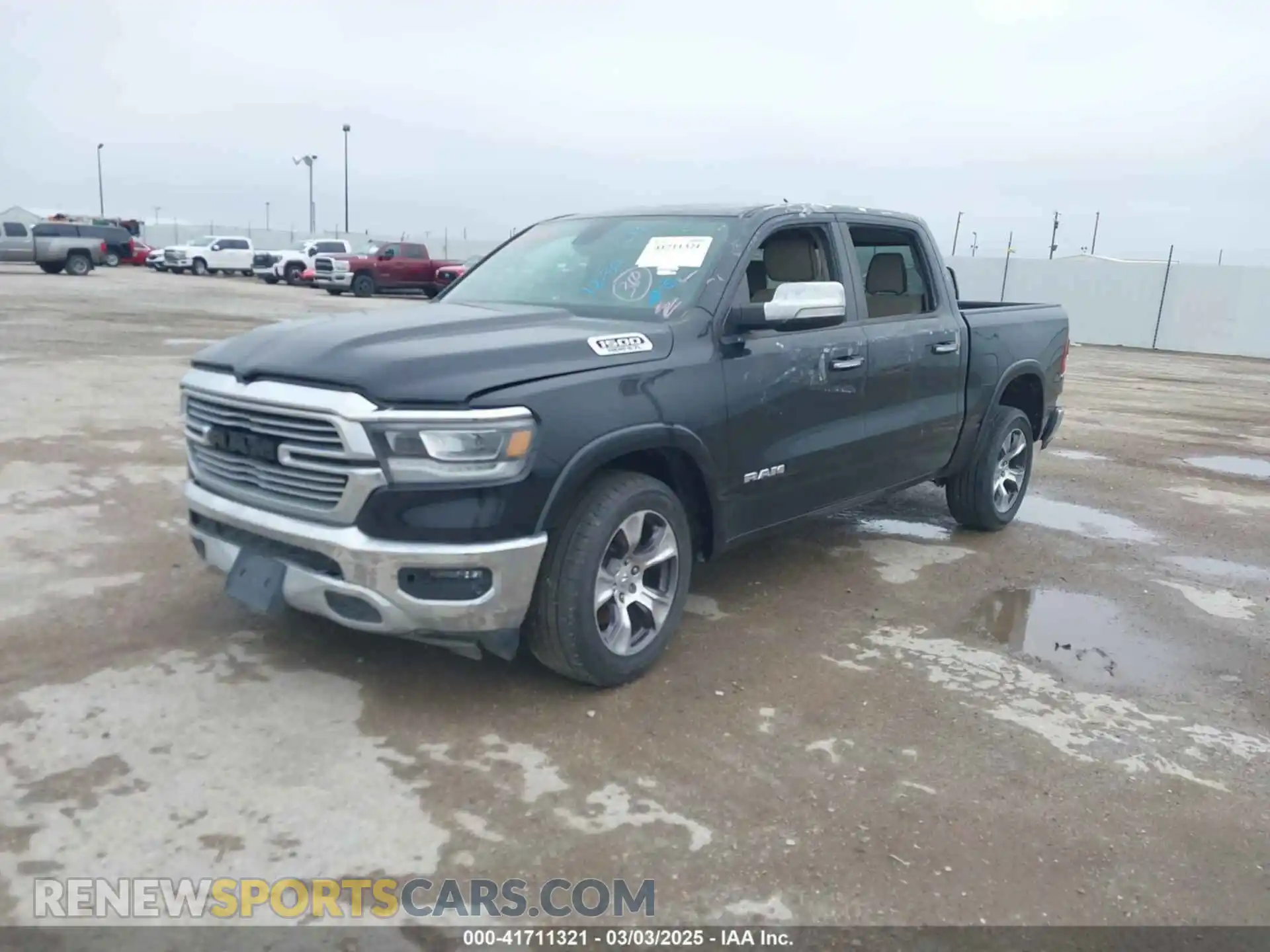 2 Photograph of a damaged car 1C6RREJTXLN202491 RAM 1500 2020