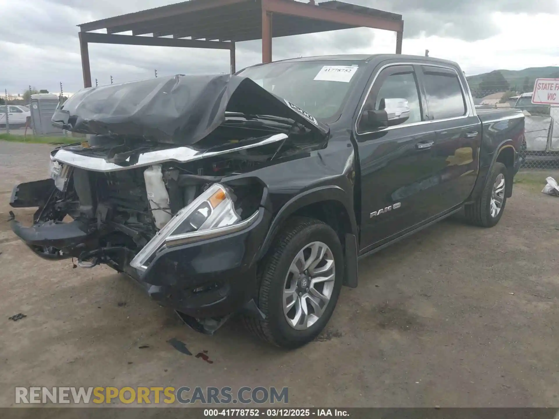 2 Фотография поврежденного автомобиля 1C6RREKTXLN170205 RAM 1500 2020