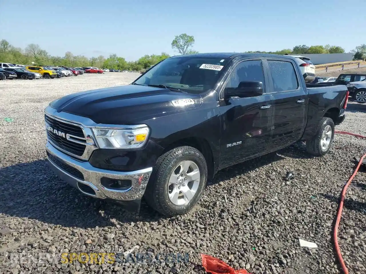 1 Photograph of a damaged car 1C6RREMG9LN262017 RAM 1500 2020